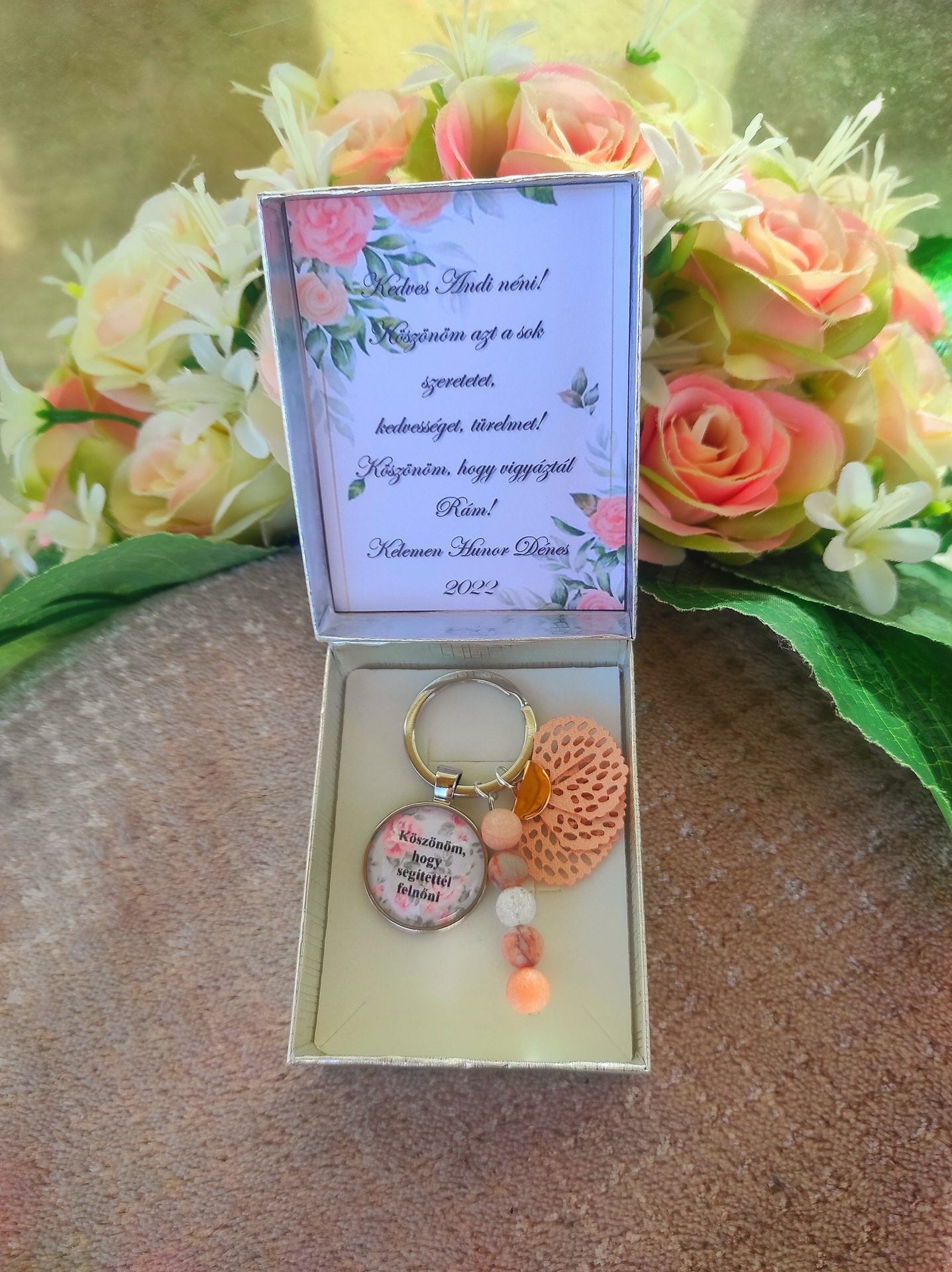 Köszönő ballagási ajándék nude dobozos